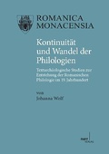 Cover: Kontinuit&auml;t und Wandel der Philologien - Narr Francke Attempto