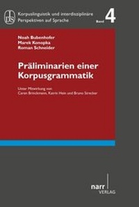 Abbildung von: Präliminarien einer Korpusgrammatik - Narr Francke Attempto