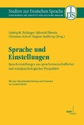 Cover: Sprache und Einstellungen - Narr Francke Attempto