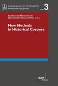 Cover: New Methods in Historical Corpora - Narr Francke Attempto