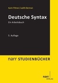 Cover: Deutsche Syntax - Narr Francke Attempto