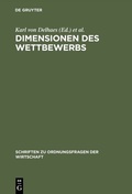 Bild: Dimensionen des Wettbewerbs - De Gruyter