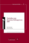 Cover: Statistiken zum Deutschen Stiftungswesen 2007 - De Gruyter Oldenbourg