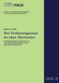 Bild: Der Verfassungsstaat ist ohne Alternative - De Gruyter Oldenbourg
