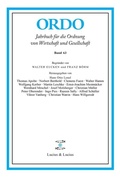 Cover: ORDO 63 - De Gruyter Oldenbourg