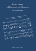 Cover: Wiener Lieder zu Philosophie und &Ouml;konomie - De Gruyter Oldenbourg