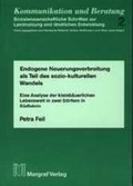 Cover: Endogene Neuerungsverbreitung als Teil des soziokulturellen Wandels - Margraf