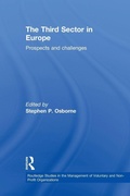 Cover: The Third Sector in Europe - Routledge