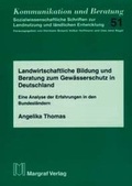 Cover: Landwirtschaftliche Bildung und Beratung zum Gew&auml;sserschutz in Deutschland - Margraf