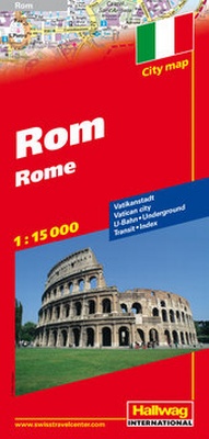 Abbildung von: Rom Stadtplan 1:15 000 - Hallwag