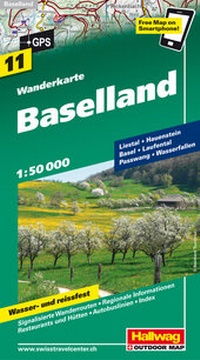 Abbildung von: Baselland Wanderkarte Nr. 11, 1:50 000 - Hallwag
