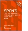 Cover: Spon's Civil Engineering and Highway Works Price Book 2008 - Taylor & Francis