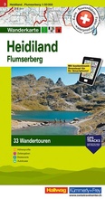 Cover: K&uuml;mmerly+Frey Wandertourenkarte 3 Heidiland 1:50.000 - Hallwag K&uuml;mmerly+Frey