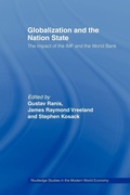 Cover: Globalization and the Nation State - Routledge