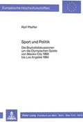 Cover: Sport und Politik - Peter Lang Verlag
