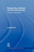 Cover: Reciprocity, Altruism and the Civil Society - Routledge