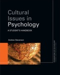 Cover: Cultural Issues in Psychology - Routledge