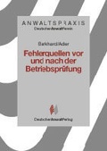 Cover: Fehlerquellen in der Betriebspr&uuml;fung - Deutscher Anwaltverlag
