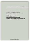 Cover: Wohnbauten in Fertigteilbauweise in den neuen Bundesl&auml;ndern. - Fraunhofer IRB Verlag