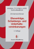 Cover: AnwaltFormulare AF Ehevertr&auml;ge, Scheidungs- und Unterhaltsvereinbarungen - Deutscher Anwaltverlag