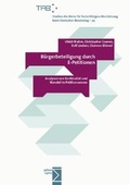 Cover: B&uuml;rgerbeteiligung durch E-Petitionen - edition sigma