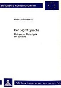 Enlarge image Cover: Der Begriff Sprache - Peter Lang Verlag
