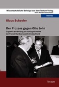 Cover: Der Prozess gegen Otto John - Tectum Wissenschaftsverlag
