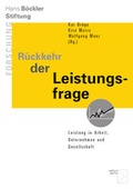 Cover: R&uuml;ckkehr der Leistungsfrage - edition sigma