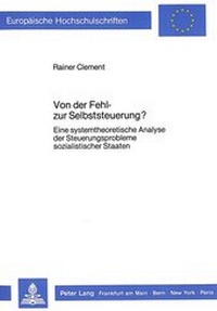 Abbildung von: Von der Fehl- zur Selbststeuerung? - Peter Lang Verlag