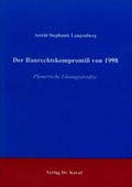 Bild: Der Baurechtskompromiss von 1998 - Kovac, Dr. Verlag