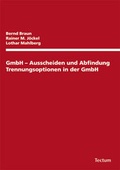 Cover: GmbH - Ausscheiden und Abfindung - Tectum Wissenschaftsverlag