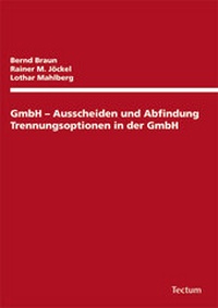 Abbildung von: GmbH - Ausscheiden und Abfindung - Tectum Wissenschaftsverlag