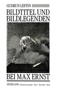 Cover: Bildtitel und Bildlegenden bei Max Ernst - Peter Lang Verlag