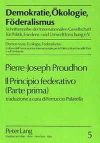 Abbildung von: Il Principio federativo (Parte prima) - Peter Lang Verlag
