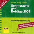 Cover: SchmerzensgeldBetr&auml;ge 2009 - Deutscher Anwaltverlag
