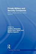 Cover: Private Military and Security Companies - Routledge
