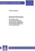 Cover: Konkrete Kontingenz - Peter Lang Verlag
