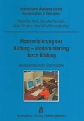 Cover: Modernisierung der Bildung - Modernisierung durch Bildung - Schneider Hohengehren