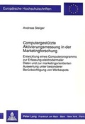 Cover: Computergest&uuml;tzte Aktivierungsmessung in der Marketingforschung - Peter Lang Verlag