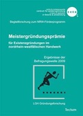 Cover: Meistergr&uuml;ndungspr&auml;mie f&uuml;r Existenzgr&uuml;ndungen im nordrhein-westf&auml;lischen Handwerk - Tectum Wissenschaftsverlag