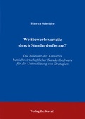 Cover: Wettbewerbsvorteile durch Standardsoftware? - Kovac, Dr. Verlag