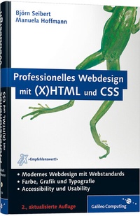 Abbildung von: Professionelles Webdesign mit (X)HTML und CSS - Galileo Computing