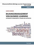Cover: Bildungsmanagement von Blended Learning - Tectum Wissenschaftsverlag
