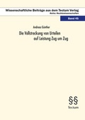 Cover: Die Vollstreckung von Urteilen auf Leistung Zug um Zug - Tectum Wissenschaftsverlag