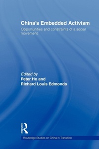 Enlarge image Cover: China's Embedded Activism - Routledge