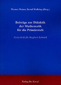 Cover: Beitr&auml;ge zur Didaktik der Mathematik f&uuml;r die Prim&auml;rstufe - Kovac, Dr. Verlag