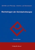 Cover: Rechtsfragen der Keimbahntherapie - Kovac, Dr. Verlag
