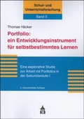 Cover: Portfolio: ein Entwicklungsinstrument f&uuml;r selbstbestimmtes Lernen - Schneider Hohengehren
