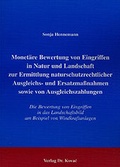 Bild: Monetäre Bewertung von Eingriffen in Natur und Landschaft zur Ermittlung naturschutzrechtlicher Ausgleichs- und Ersatzmassnahmen sowie von Ausgleichszahlungen - Kovac, Dr. Verlag