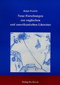 Cover: Neue Forschungen zur englischen und amerikanischen Literatur - Kovac, Dr. Verlag
